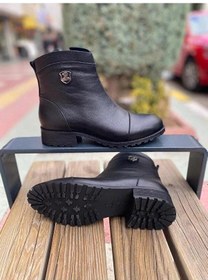 Resim Venüs 2253409k Topuklu Fermuarlı Günlük Deri Kadın Bot Siyah 