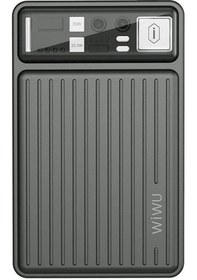 Resim WIWU Wi-P004 Trunk Serisi Type-C Lightning Çıkışlı Taşınabilir Powerbank PD 22.5W 10000mAh Gri 