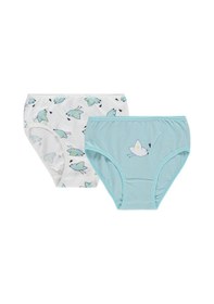 Resim Civil Girls Kız Çocuk Cute Bird 2-12 Yaş 2'li Külot - Standart 