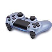 Resim ForWhat Büro Ev Ofis Oyun Konsolu için Golden Mavi PS4 Gamepad Oyun Kolu 