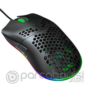 Resim Genel Markalar HXSJ J900 USB Kablolu RGB Dpi Oyuncu Mouse Gaming Mouse-(5775) 