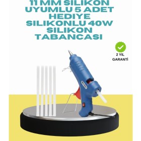 Resim Arenes 5 Silikon Hediyeli 40W Silikon Tabancası Ev ve Hobi Kullanımı - Lisinya 