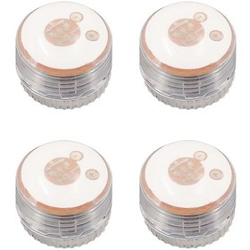 Resim Yaozixa Djı Mavic Mini/fpv Uçakları İçin 4'lü Gece Kırmızı/mavi Flaşlı Uyarı Işığı Seti Pil Ve Sticker Dahil 