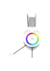 Resim Gamebooster H02w Hammer Beyaz Rgb Streo Oyuncu Kulaklığı 