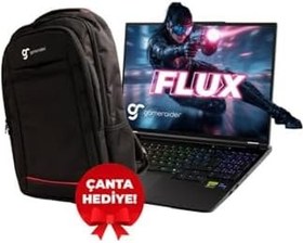 Resim Game Raider FLUX GR16 i9-14900HX 64GB DDR5 4TB SSD RTX 5060 8GB 115W 16 inç 2.5K QHD+ 300Hz FDos Gaming Laptop 