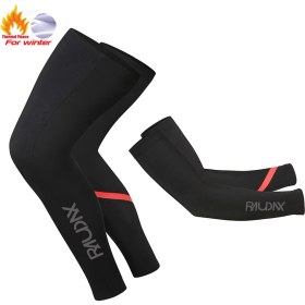 Resim Liangduo Shop Siyah Stil M Boyutu Raudax Yüksek Esneklik ve Yüksek Kış Sıcak Polar Bisiklet Kol Isıtıcıları Kış Mtb Spor Bisiklet Kollu Bisiklet Bacak Isıtıcı (Yurt Dışından) 