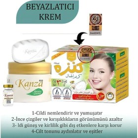 Resim Mazhar Beyazlatıcı Kanza Kremi Sabun ve Serum Seti 3'lü Set 1 Kutu 