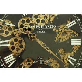 Resim Saat Çarklı Köstek Modeli Duvar Saati Dekoratif Hediyelik 