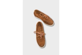 Resim Capone Outfitters Stephie Hakiki Deri Süet Kadın Loafer Tekne Ayakkabısı 