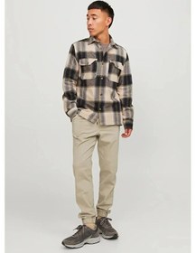 Resim Jack & Jones Jack&jones 12224518 Erkek Pantolon - Bej Bej 