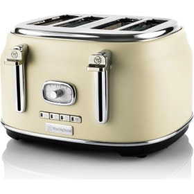 Resim Retro Ekmek Kızartma Makinesi MS-120 Sc, 2 Dilim, 6 Kızartma Kademesi, Analog Göstergeli 