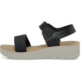 Resim Polaris 409105.z Siyah Kadın Comfort Sandalet 409105.z6fx 000000000102252287 