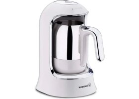 Resim Korkmaz Yumuşak Vanilya Rengi Özel Tasarım Kahve Makinesi Vanilya Kahvekolik 