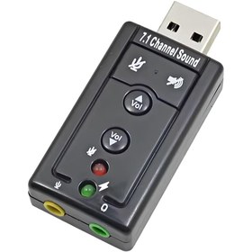 Resim SpeedUF 7.1 USB Harici Ses Kartı – Tak Çalıştır, Mikrofonlu, Laptop PC Uyumlu Ses Adaptörü 