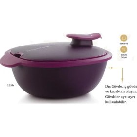 Resim Tupperware Hsgl Elegant Servis Tenceresi 2.25 lt ( Mor ) 