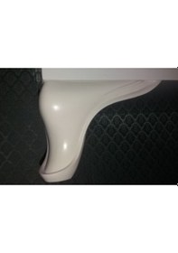 Resim Yunus Lükens Kanepe Koltuk Ayak 12 Cm İnci Beyaz 4 Adet 