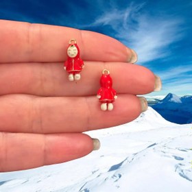 Resim Altın Kaplama Üç boyutlu Kukla Kız 