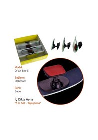 Resim Takgör Iç Dikiz Ayna 3 Lü O-Va Yapıştırma Set-3 Sade 564.050 