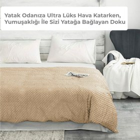 Resim Süper Yumuşak Wellsoft Nevresim Çift Taraflı - Bej / Çocuk | 100x150 cm 