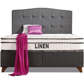 Resim İmaj Linen Baza Çift Kişilik 160x200 Cm (YATAK VE BAŞLIK FİYATA DAHİL DEĞİLDİR) 