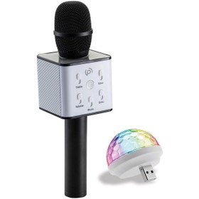 Resim Polosmart Fs22 Siyah Karaoke Mikrofon Parti Topu 