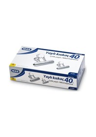 Resim Mas Kıskaç Beyaz Metal Düzine Yaylı 40mm 950 2'li Paket 