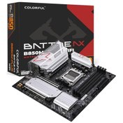 Resim Colorful Battle-ax B850m-plus Wıfı V14 Ddr5 7600mhz Matx Am5 Aaaa11clf0016 