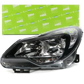 Resim Opel Corsa D Makyajlı Ön Sol Far Füme Renkli Valeo 45286 