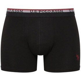 Resim U.S. Polo Assn. U.s Polo Assn. 80489 Erkek Modal 2'li Boxer-siyah&antrasit Siyah 