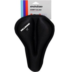 Resim Asistan Comfy Cs200 Jelli Bisiklet Sele Kılıfı Siyah - Yeşil 