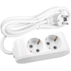 Resim Viko 2 li Priz 3x1,5 mm Uzatma Beyaz 7 MT 