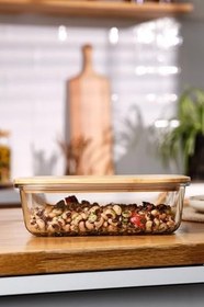 Resim Emsan Naturel 1520 ml Borosilikat Saklama Kabı 