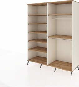 Resim Kronos Gardrop 7 Raflı 2 Askılı 176x59x221 Aytaşı-çam Çam 