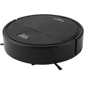 Resim Dofolink Siyah 3'ü 1 Robot Süpürge Ve Mop: Evcil Hayvan Tüyü, Sert Zeminler Ve Halılar İçin Otomatik Yönlendirme, Düşük Gürültüyle Temizlik Siyah 