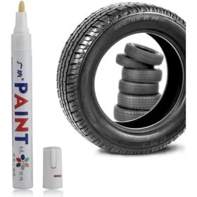 Resim M101 Sarı Araç Motosiklet Lastik Boya Kalemi 