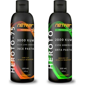 Resim Netfer 2'li İnce Orta Pasta Set - 2x100 mL 