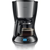 Resim Philips Filtre Kahve Makinesi, 1,2 Lt Kapasite, Otomatik Kapanma, Cam Demlikli, Kolay Doldurma, Zamanlayıcı, HD7459/20 