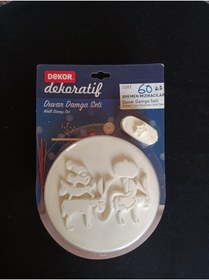 Resim Dekor 1597 Bremen Mızıkacıları Duvar Damgası Seti 