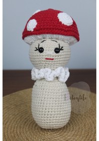 Resim Aleylife Amigurumi Mantar Bebek 