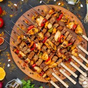 Resim 12 adet Ahşap Saplı Paslanmaz Çelik BBQ Çubuğu - Dengeleyici Isı Dağılımı İçin Dayanıklı Metal ve Ahşap Tasarım, Tüm Yıl Boyunca Etler, Sebzeler ve Meyveler için Mükemmel, Grilling Aksesuarları, Açık Hava Pişirme Gereksinimleri, Kolay Temizlenebilir Malzeme 