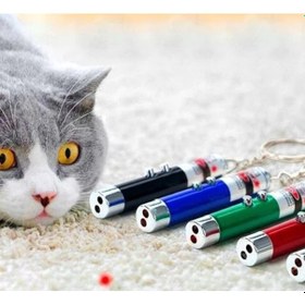 Resim Buffer 3 Fonksiyonlu Lazer Kedi Köpek Oyuncak Anahtarlık Siyah 