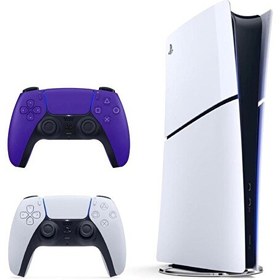 Resim Sony Playstation 5 Slim Digital 825 GB - 2. Mor Dualsense Oyun Kolu (İthalatçı Garantili) 