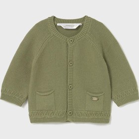 Resim MAYORAL Newborn Erkek Bebek Düğmeli Hırka Yeşil 