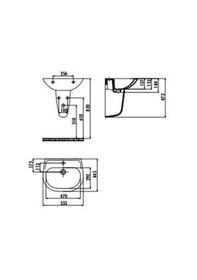 Resim Creavit Sedef 45 x 55 CM Duvara Monte Lavabo Sd055 