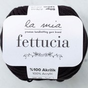 Resim La Mia Fettucia Siyah El Örgü İpi - L006 - 33876 