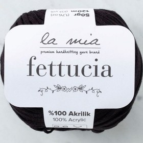 Resim La Mia Fettucia Siyah El Örgü İpi - L006 - 33876 
