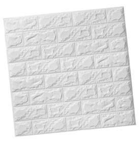 Resim 3D Tuğla Desenli Kendinden Yapışkanlı Duvar Paneli 58X38 cm 