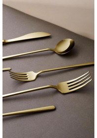 Resim Perotti Moreno 36 Parça Çatal Kaşık Bıçak Seti Gold 14568 Gold 