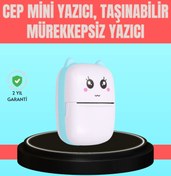 Resim shopwave Bluetooth Bağlantılı Mini Termal Yazıcı Öğrenci ve Ofis İçin 