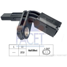Resim Facet 21.0007 Abs Sensoru On Sol A3 Tt Leon Toledo Octavıa Superb Caddy Golf Jetta Passat Touran Transporter 